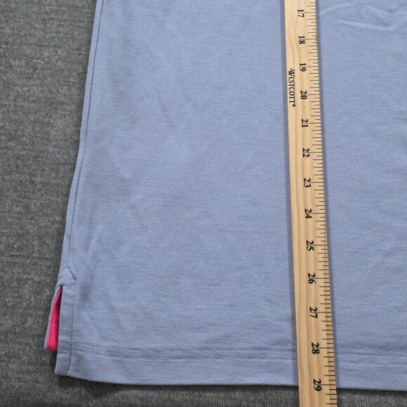 Psycho Bunny Polo Shirt Men 5 / M Lavender SS Logo Pique Edgy Preppy Cotton Bold - Picture 7 of 14